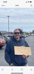 Arthur attended Duramax Drydene 400 Presented by Reladyne - NASCAR Cup Series on May 2nd 2022 via VetTix 