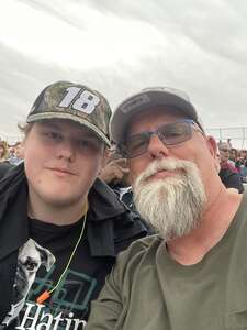 Lawrence attended Duramax Drydene 400 Presented by Reladyne - NASCAR Cup Series on May 2nd 2022 via VetTix 