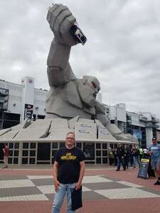 Thomas attended Duramax Drydene 400 Presented by Reladyne - NASCAR Cup Series on May 2nd 2022 via VetTix 