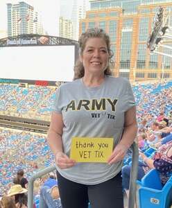 Pamela attended Kenny Chesney: Here and Now Tour on Apr 30th 2022 via VetTix 