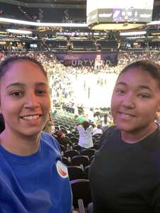 Jazmin attended Phoenix Mercury - WNBA vs Las Vegas Aces on May 6th 2022 via VetTix 