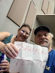 Carlo attended One Night of Queen on May 4th 2022 via VetTix 