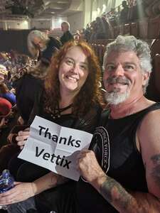 Thomas attended Shinedown: the Revolution's Live Tour on May 6th 2022 via VetTix 