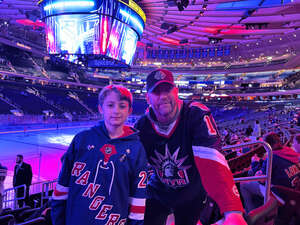 Eric attended New York Rangers - NHL vs Carolina Hurricanes on Apr 26th 2022 via VetTix 