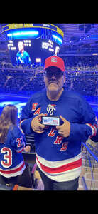 EDWIN attended New York Rangers - NHL vs Carolina Hurricanes on Apr 26th 2022 via VetTix 