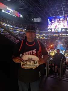 Frank attended Phoenix Suns - NBA vs New Orleans Pelicans on Apr 26th 2022 via VetTix 