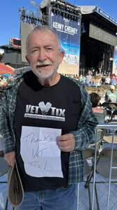 James attended Kenny Chesney: Here and Now Tour 2022 on May 7th 2022 via VetTix 