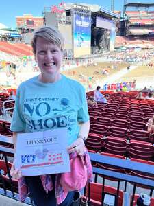 April attended Kenny Chesney: Here and Now Tour 2022 on May 7th 2022 via VetTix 
