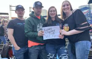 Chrissy attended Kenny Chesney: Here and Now Tour 2022 on May 7th 2022 via VetTix 