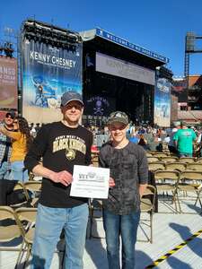Nicholas attended Kenny Chesney: Here and Now Tour 2022 on May 7th 2022 via VetTix 