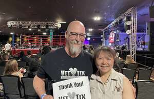 James attended Rage in the Cage Presents: Rage in the Ring 9! - Live Muay Thai on May 27th 2022 via VetTix 