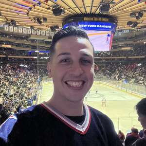 Francisco attended New York Rangers - NHL vs Washington Capitals on Apr 29th 2022 via VetTix 