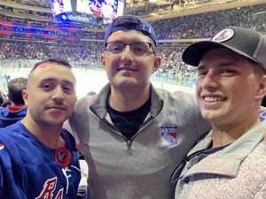 Andrew attended New York Rangers - NHL vs Washington Capitals on Apr 29th 2022 via VetTix 
