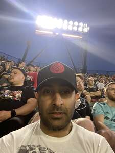 Singh attended DC United - MLS vs Houston Dynamo FC on May 7th 2022 via VetTix 