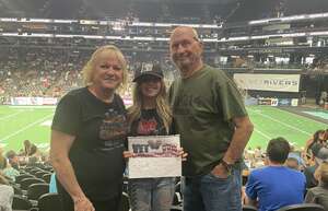 Larry attended Arizona Rattlers - IFL vs Bay Area Panthers on May 29th 2022 via VetTix 