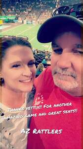 Patrick attended Arizona Rattlers - IFL vs Bay Area Panthers on May 29th 2022 via VetTix 
