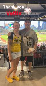 Paul D attended Pittsburgh Pirates - MLB vs St. Louis Cardinals on May 21st 2022 via VetTix 