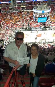 david attended Miami Heat - NBA vs Philadelphia 76ers on May 2nd 2022 via VetTix 