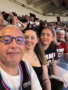 Javier M attended Miami Heat - NBA vs Philadelphia 76ers on May 2nd 2022 via VetTix 