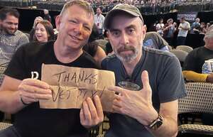 Thomas attended The Who Hits Back! 2022 Tour on May 5th 2022 via VetTix 