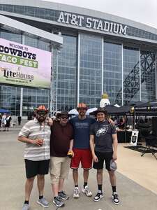 Jorge attended Cowboys Taco Fest at Miller Litehouse on May 7th 2022 via VetTix 