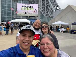 Edmundo attended Cowboys Taco Fest at Miller Litehouse on May 7th 2022 via VetTix 