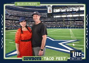 Michele attended Cowboys Taco Fest at Miller Litehouse on May 7th 2022 via VetTix 