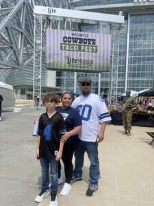 Gabriel attended Cowboys Taco Fest at Miller Litehouse on May 7th 2022 via VetTix 