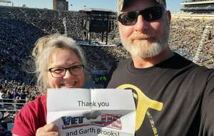 Michele attended Garth Brooks on May 7th 2022 via VetTix 
