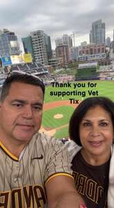 Hector Lopez attended San Diego Padres - MLB vs Milwaukee Brewers on May 23rd 2022 via VetTix 