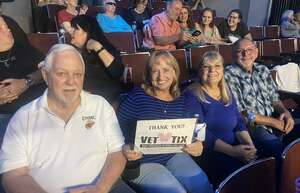 Gene attended Crystal Gayle & the Gatlin Brothers on May 8th 2022 via VetTix 