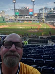 Terrance attended Pittsburgh Pirates - MLB vs Los Angeles Dodgers on May 10th 2022 via VetTix 