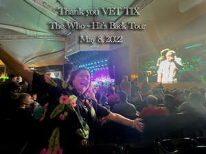 Lisa attended The Who Hits Back! 2022 Tour on May 8th 2022 via VetTix 