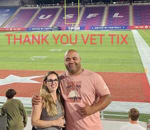 Kelsey attended United States Football League - Usfl Week 7 on May 28th 2022 via VetTix 