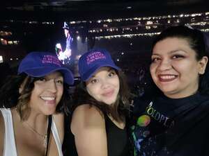 Angie attended Coldplay - Music of the Spheres World Tour on May 12th 2022 via VetTix 