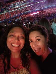 Christine attended Coldplay - Music of the Spheres World Tour on May 12th 2022 via VetTix 
