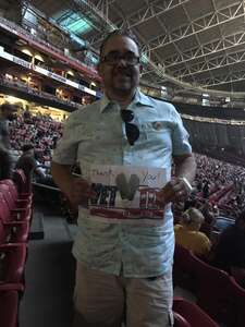 miguel attended Coldplay - Music of the Spheres World Tour on May 12th 2022 via VetTix 