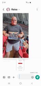 Bradley attended Coldplay - Music of the Spheres World Tour on May 12th 2022 via VetTix 