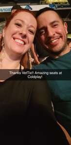 Agena attended Coldplay - Music of the Spheres World Tour on May 12th 2022 via VetTix 