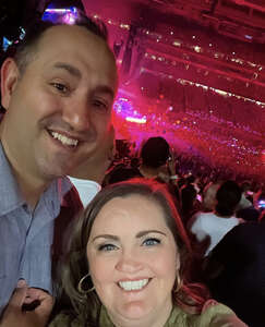 Sheldon attended Coldplay - Music of the Spheres World Tour on May 12th 2022 via VetTix 