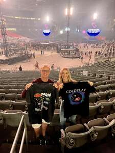 Walter attended Coldplay - Music of the Spheres World Tour on May 12th 2022 via VetTix 