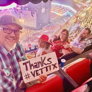 Greg attended Eagles on May 12th 2022 via VetTix 