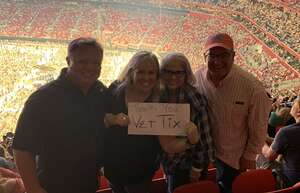 Jonathan attended Kenny Chesney: Here and Now Tour on May 21st 2022 via VetTix 