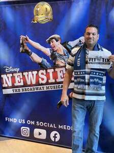 Bryan attended Newsies Presented by 3-d Theatricals on May 13th 2022 via VetTix 