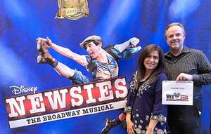Clint attended Newsies Presented by 3-d Theatricals on May 13th 2022 via VetTix 