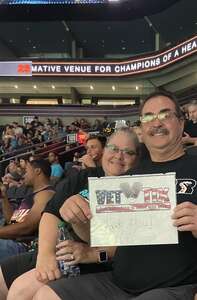 Linda attended Arizona Rattlers - IFL vs Massachusetts Pirates on May 14th 2022 via VetTix 