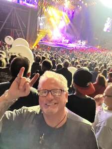 James attended Kiss: End of the Road World Tour on May 11th 2022 via VetTix 