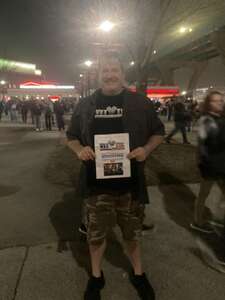 Timothy attended Kiss: End of the Road World Tour on May 11th 2022 via VetTix 
