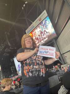 Loretta attended Kiss: End of the Road World Tour on May 11th 2022 via VetTix 