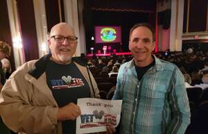 Franklin attended Piff the Magic Dragon and Puddles Pity Party: Misery Loves Company Tour on May 19th 2022 via VetTix 